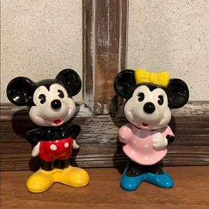 Vintage Mickey & Minnie Figurines